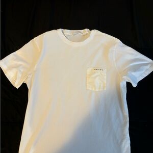 Prada White Short Sleeve Tee